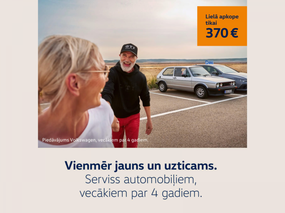 Lielā (pilnā) apkope ar pārbaudi tikai par 370 €
